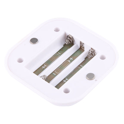 ELECTROPRIME White Light Mini Human Body Motion Induction Ceiling Night Light , Porch Wall Lamps for Cabinets / Bedroom / Bathroom / Living Room, Sensor Distance: 2-3m(White)
