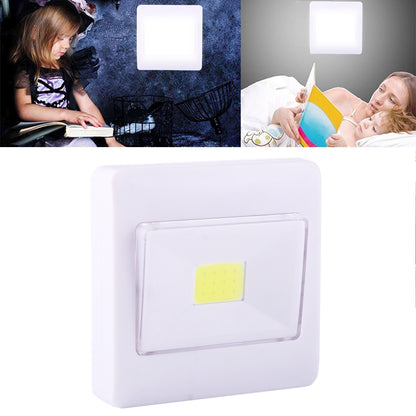 ELECTROPRIME Mini White Light COB LED Wall Light , Switch Night Light Lamp