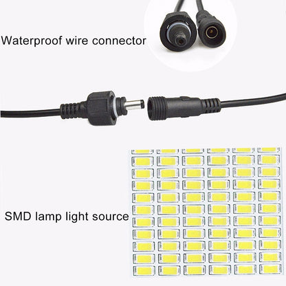 ELECTROPRIME 10W 100 LEDs IP67 Waterproof Solar Power Flood Light with Remote Control