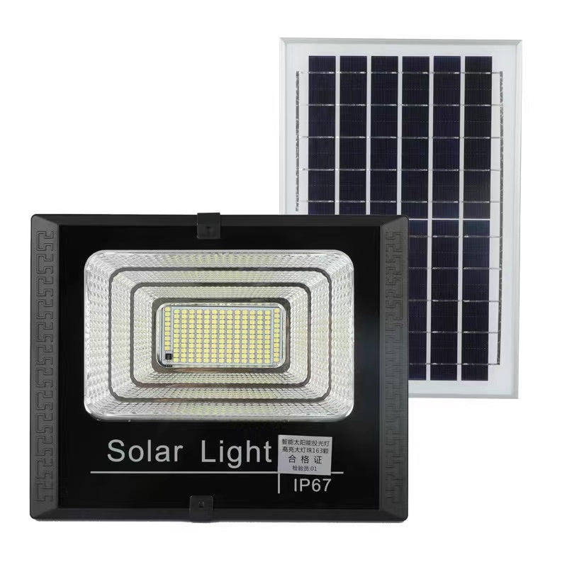 ELECTROPRIME 50W 220 LEDs IP67 Waterproof Solar Power Flood Light with Remote Control