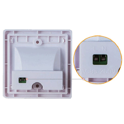 ELECTROPRIME YK2306 Warm White Light Motion Sensor COB LED Wall Light for Stairs Step Corner, AC 85-265V