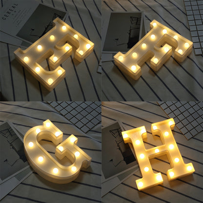 ELECTROPRIME Alphabet S English Letter Shape Decorative Light, Dry Battery Powered Warm White Standing Hanging LED Holiday Light