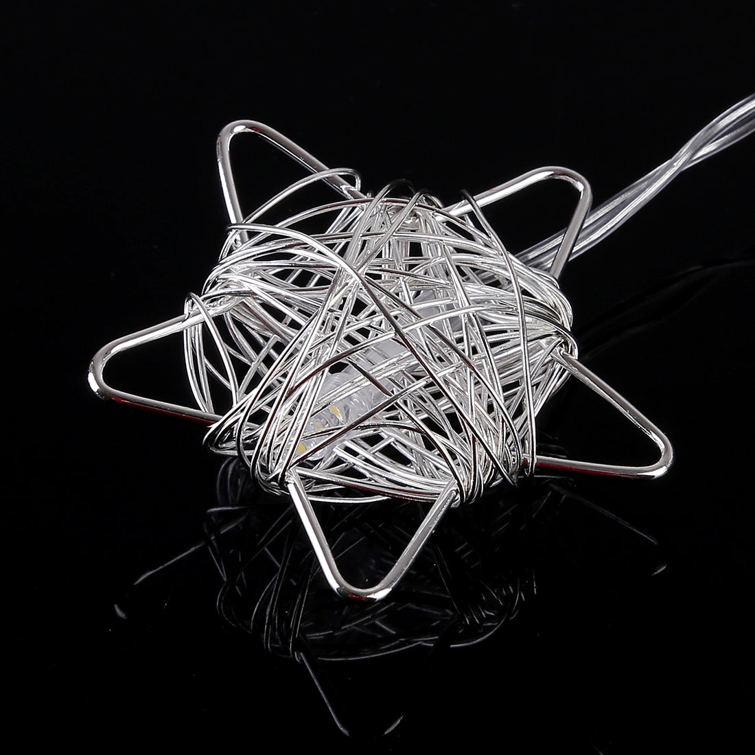 ELECTROPRIME 3m Hollow Star USB Plug Romantic LED String Holiday Light, 20 LEDs Teenage Style Warm Fairy Decorative Lamp for Christmas, Wedding, Bedroom(Warm White)