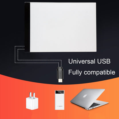 ELECTROPRIME Ultra-thin A4 Size Portable USB LED Artcraft Tracing Light Box Copy Board for Artists Drawing Sketching Animation and X-ray Viewing