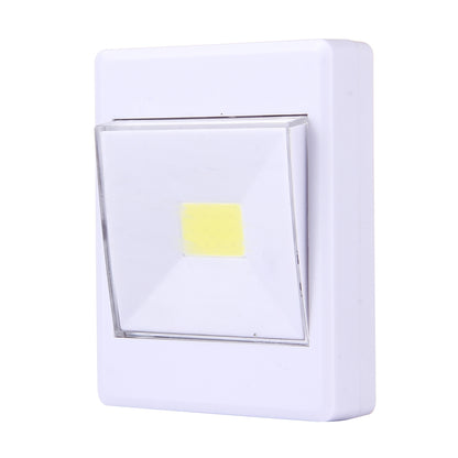 ELECTROPRIME 2 PCS Mini White Light COB LED Wall Light , Switch Night Light Lamp Closet Light
