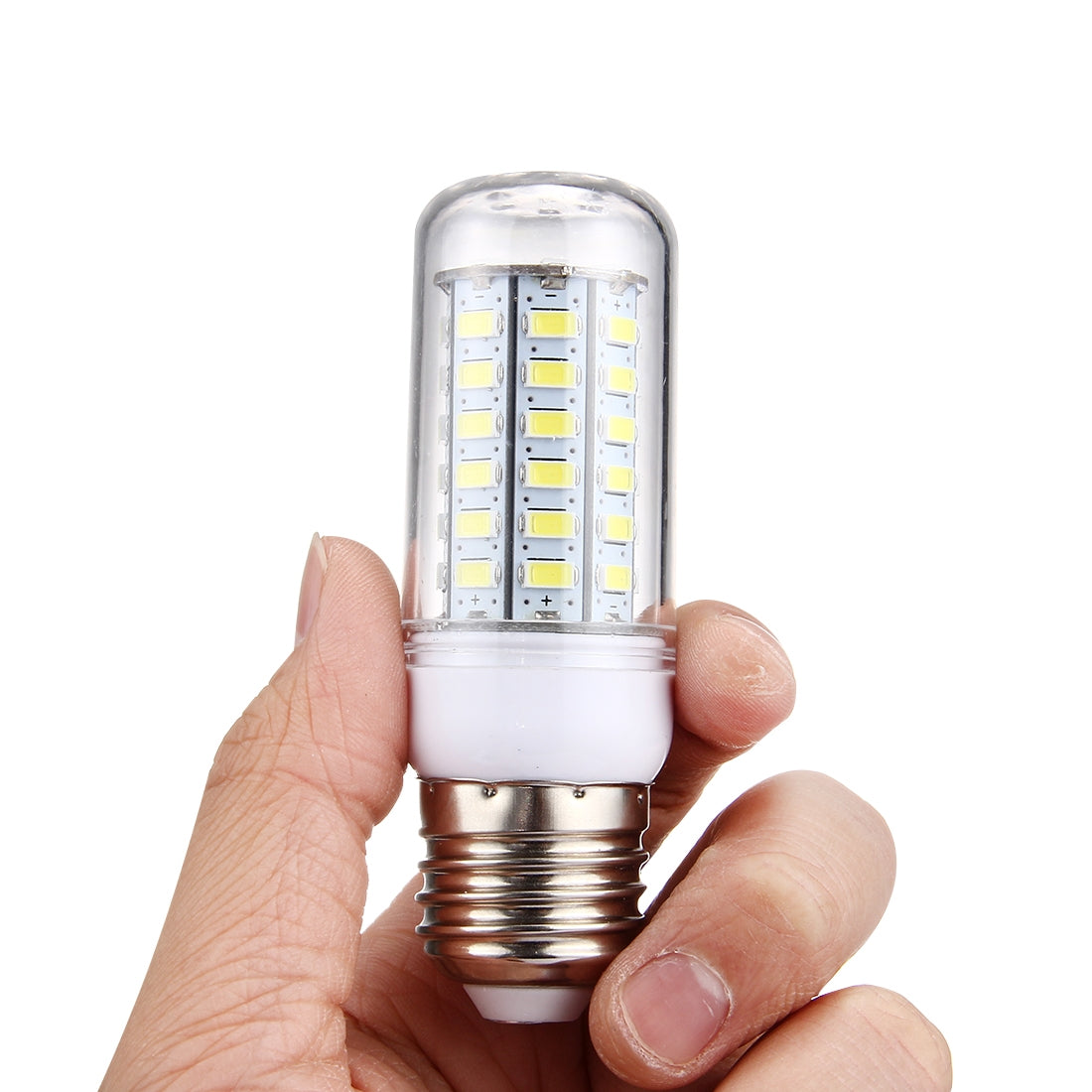 ELECTROPRIME E27 5W LED Corn Light, 56 LEDs SMD 5730 Bulb, AC 220V