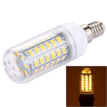 ELECTROPRIME E14 5W LED Corn Light, 56 LEDs SMD 5730 Bulb, AC 220V