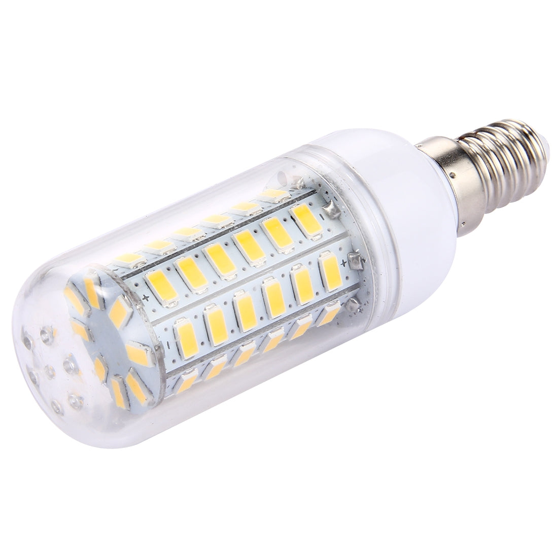 ELECTROPRIME E14 5W LED Corn Light, 56 LEDs SMD 5730 Bulb, AC 220V