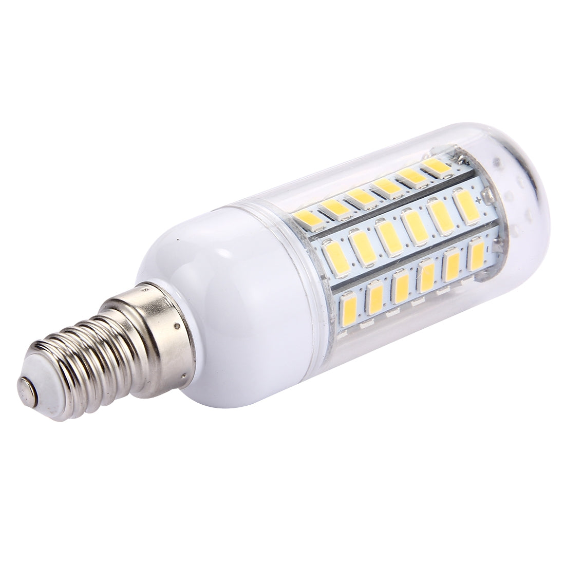 ELECTROPRIME E14 5W LED Corn Light, 56 LEDs SMD 5730 Bulb, AC 220V