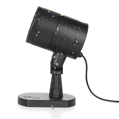 ELECTROPRIME Blinblin CMF-A103 3W IP65 Waterproof ABS Shell Landscape Light, Dynamic Red + Green Laser Mini Outdoor Lamp