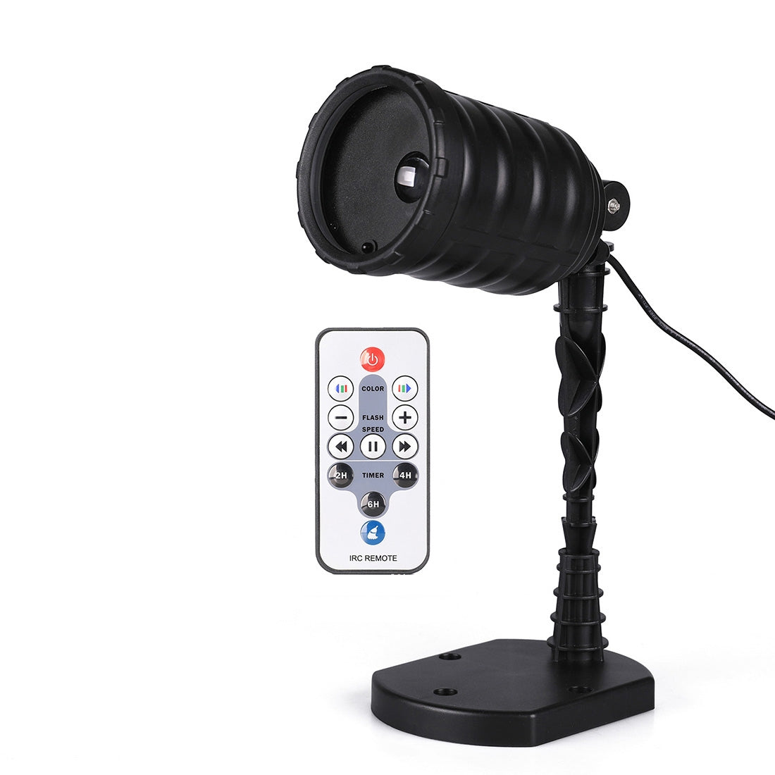 ELECTROPRIME Blinblin CPF-LED 9W RGB IP65 Waterproof ABS Shell Landscape Light, Lawn Lamp Floodlight with 12-keys Remote Control