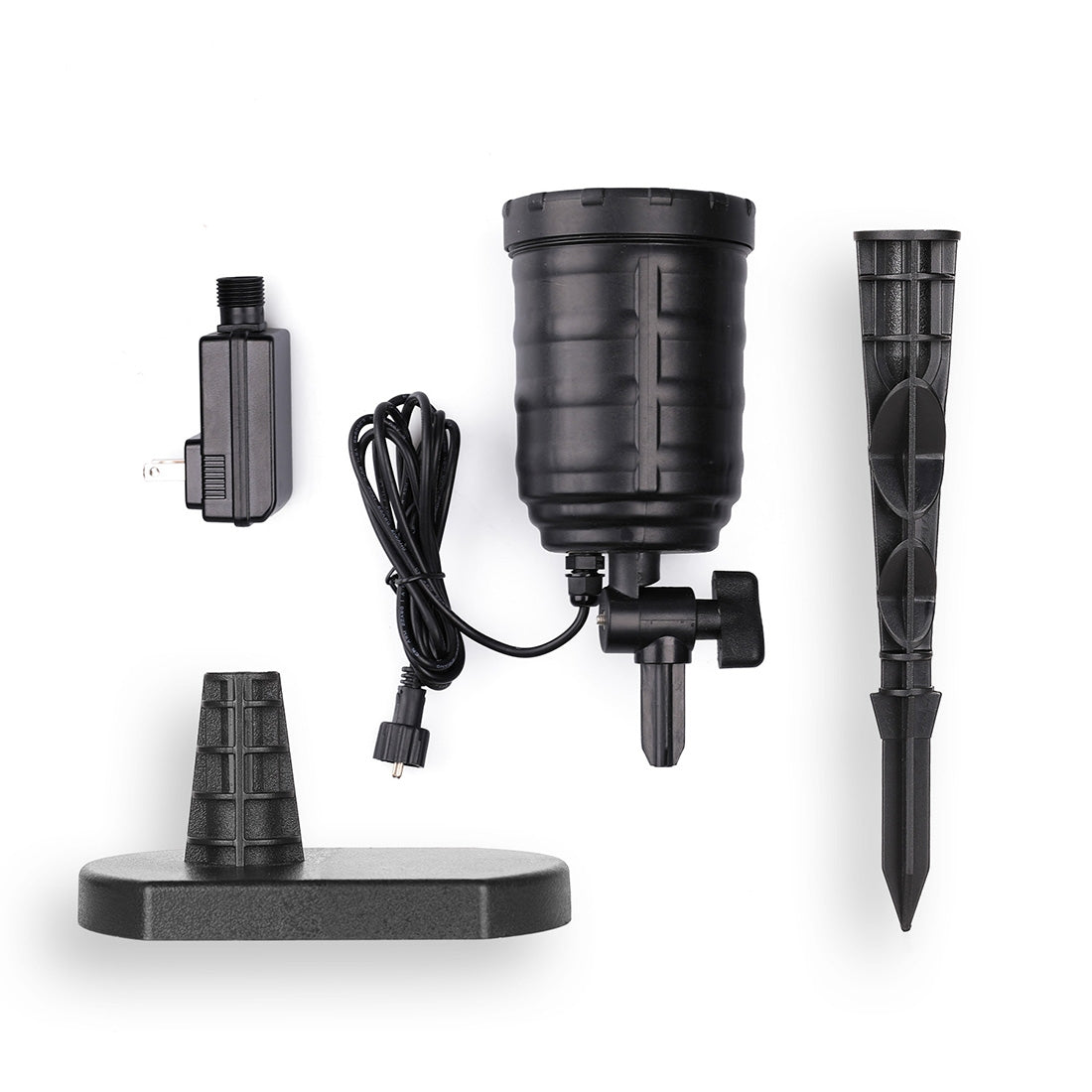 ELECTROPRIME Blinblin CPF-LED 9W RGB IP65 Waterproof ABS Shell Landscape Light, Lawn Lamp Floodlight with 12-keys Remote Control
