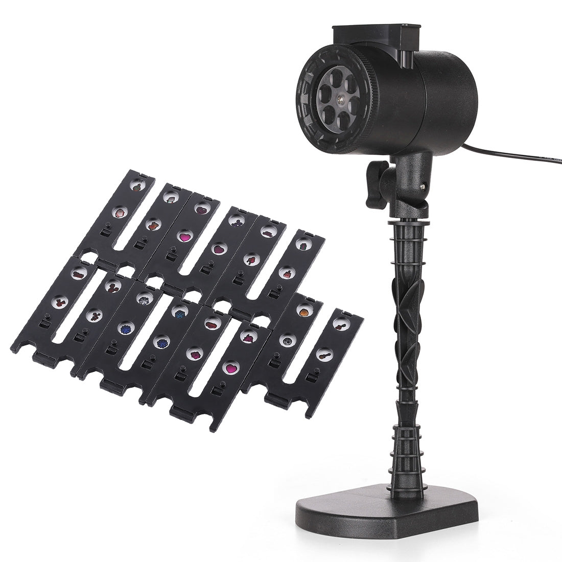 ELECTROPRIME Blinblin CPF-LM401 4W IP65 Waterproof White Light ABS Shell Landscape Light, 8 Groups Patterns Outdoor Lawn Lamp
