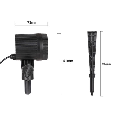 ELECTROPRIME Blinblin CPS-L101 2W IP65 Waterproof White Light ABS Shell Landscape Light, Single Pattern Outdoor Lawn Lamp