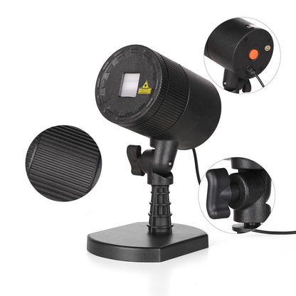 ELECTROPRIME Blinblin CMF-A101 IP65 Waterproof ABS Shell Landscape Light, Dynamic Red + Green Laser Mini Outdoor Lamp