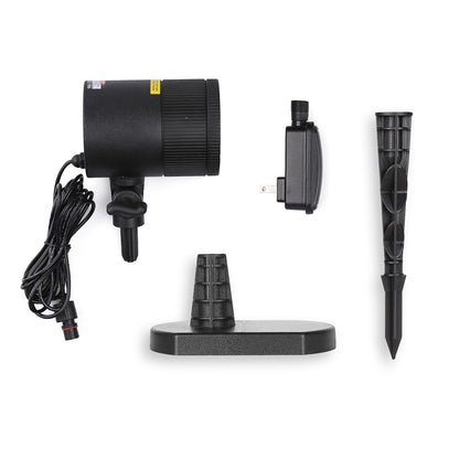 ELECTROPRIME Blinblin CMF-A101 IP65 Waterproof ABS Shell Landscape Light, Dynamic Red + Green Laser Mini Outdoor Lamp
