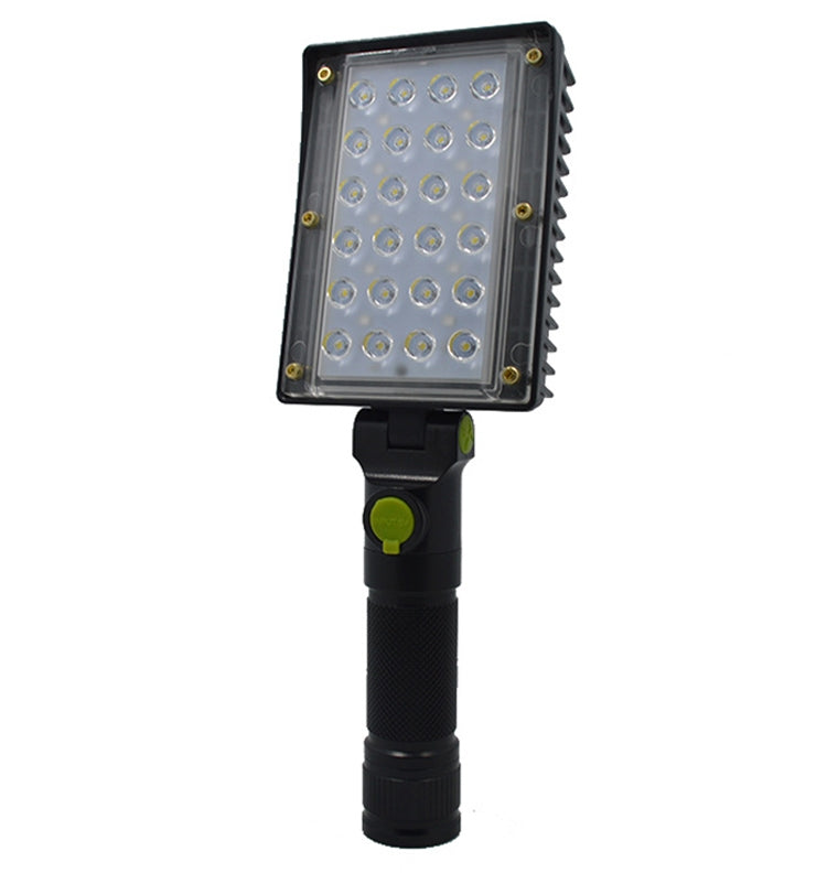 ELECTROPRIME LED Charging Portable Handheld Mobile Work Light with Red and Blue Flash Emergency Light