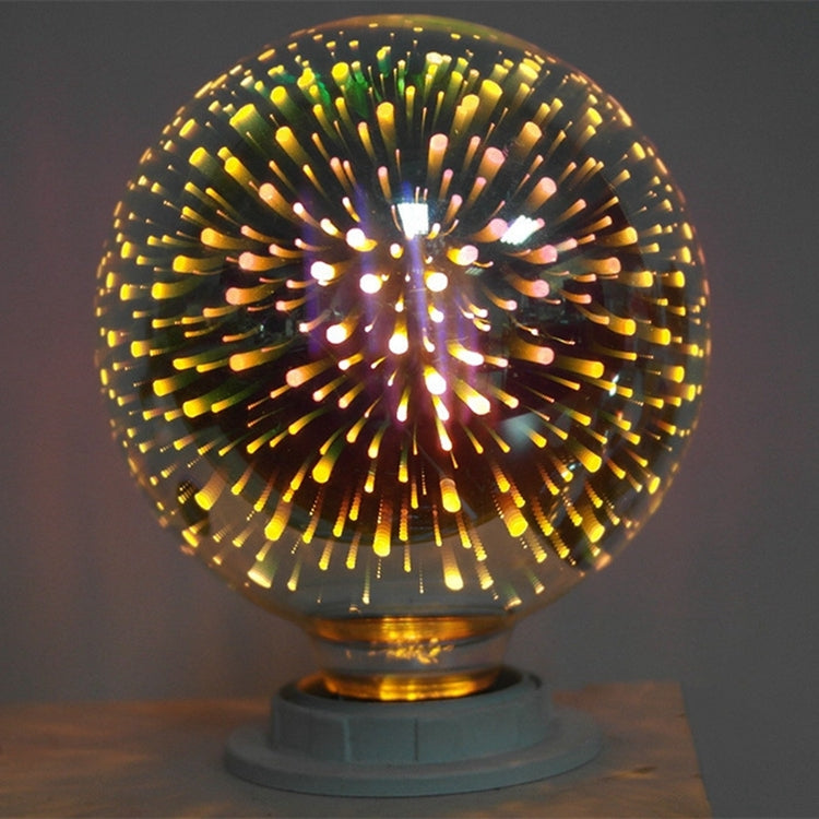 ELECTROPRIME G80 E27 4W IP65 Waterproof Warm White 3D Fireworks LED Bulb, 2700K 48 LEDs SMD 2835 Vintage Atmosphere Decoration Art Lamp, AC 85-265V