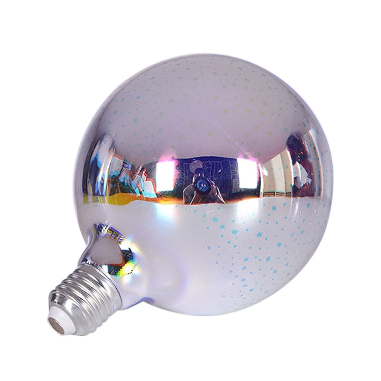 ELECTROPRIME G125 E27 4W IP65 Waterproof Warm White 3D Fireworks LED Bulb, 2700K 48 LEDs SMD 2835 Vintage Atmosphere Decoration Art Lamp, AC 85-265V