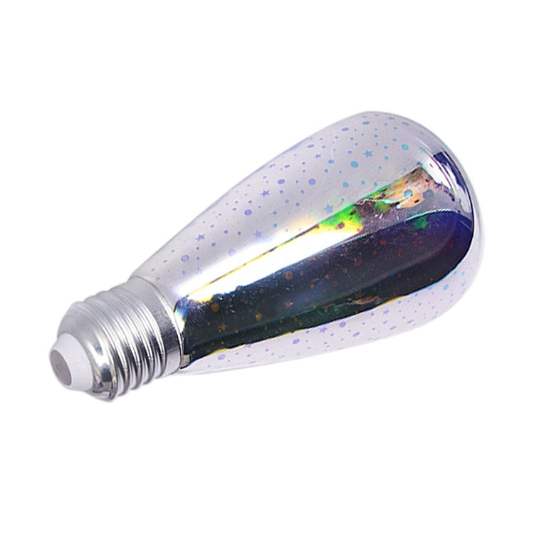 ELECTROPRIME ST64 E27 4W IP65 Waterproof Warm White 3D Fireworks LED Bulb, 2700K 48 LEDs SMD 2835 Vintage Atmosphere Decoration Art Lamp, AC 85-265V