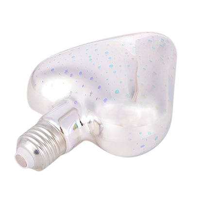 ELECTROPRIME E27 4W IP65 Waterproof Heart Shape Warm White 3D Fireworks LED Bulb, 2700K 48 LEDs SMD 2835 Vintage Atmosphere Decoration Art Lamp, AC 85-265V