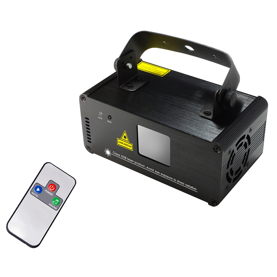 ELECTROPRIME 15W LED Single Beam Laser Projector (Red Light + Blue Light + Green Light), DM-RGB400 with Remote Controller, DMX / Auto Run / Sound Control Modes, AC 100-240V