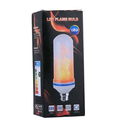 ELECTROPRIME E27 6W LED Simulated Flickering Flame Effect Light Bulb , 1400K with 3 Modes, AC 85-265V