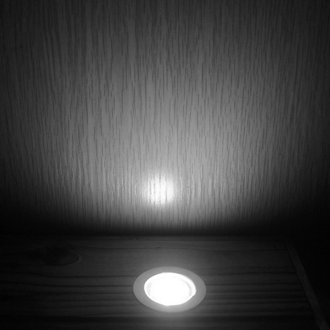 ELECTROPRIME 10 PCS 6W Recessed Stair Underground Lamp, SMD 2835 500-600LM 2800-3200K Deck Light Buried Lamps LED Floor Light Wall Spotlight, Cutout Size: 30x22mm(White Light)