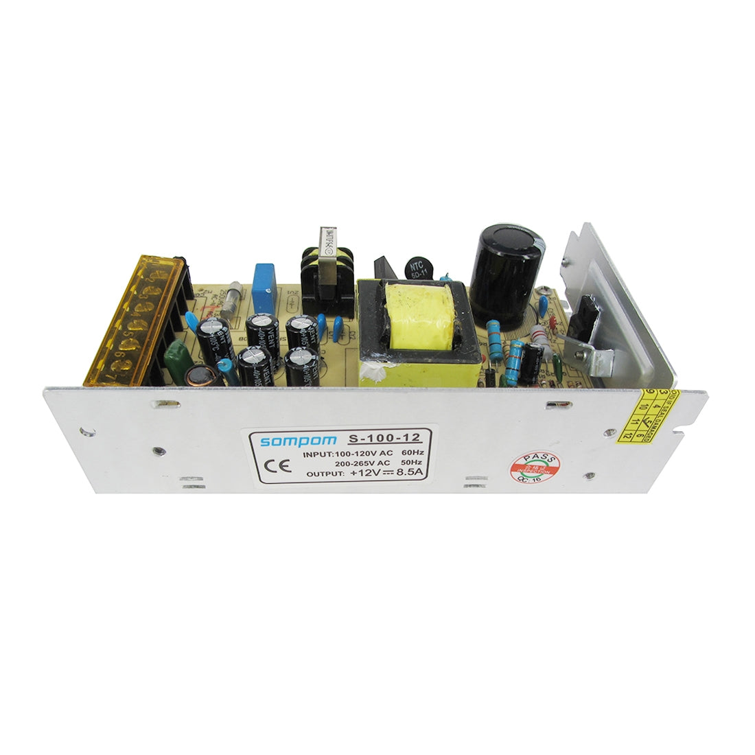 ELECTROPRIME SOMPOM S-100-12 100W 12V 8.5A Iron Shell Driver LED Light Strip Lighting Monitor Power Supply