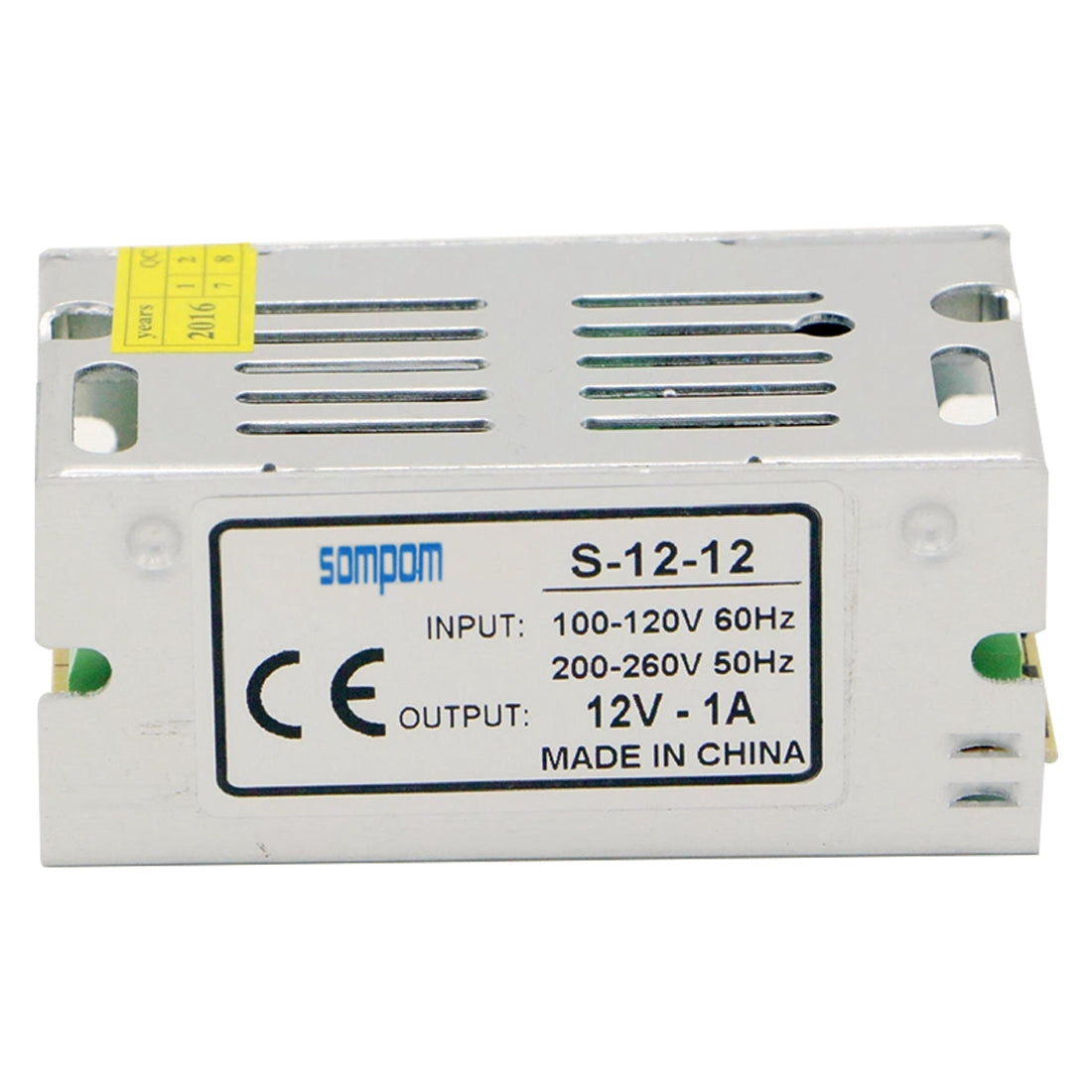 ELECTROPRIME SOMPOM S-12-12 12W 12V 1A Iron Shell Driver LED Light Strip Lighting Monitor Power Supply