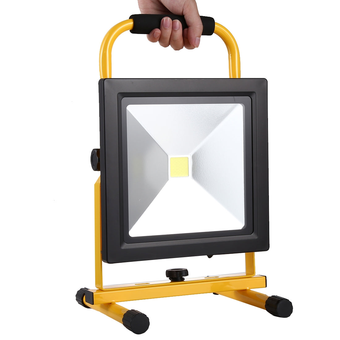 ELECTROPRIME 30W IP65 Waterproof COB LED Rechargeable Flood Light, 2650LM 6000-6500K with Car Charger, AC 85-265V