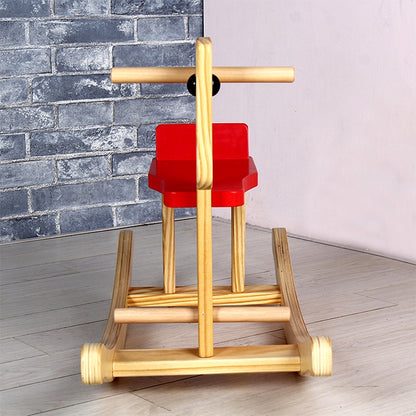 ELECTROPRIME Children Trojan Horse Baby Rocking Horse Rocking Chair Toy, Size: 67x25x54cm
