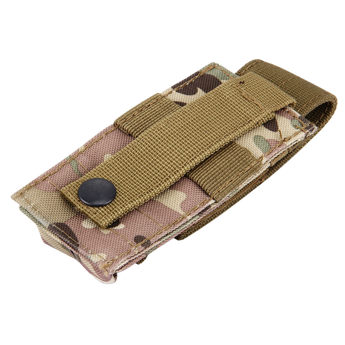ELECTROPRIME M5 Multifunctional Outdoor Sports Mini Portable Flashlight Protective Cover / Bag, Size: 15 x 4.7 x 2 cm(Dark Red)