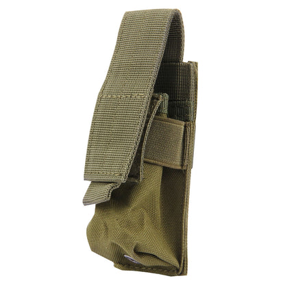 ELECTROPRIME M5 Multifunctional Outdoor Sports Mini Portable Flashlight Protective Cover / Bag, Size: 15 x 4.7 x 2 cm(Green)
