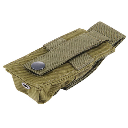 ELECTROPRIME M5 Multifunctional Outdoor Sports Mini Portable Flashlight Protective Cover / Bag, Size: 15 x 4.7 x 2 cm(Green)