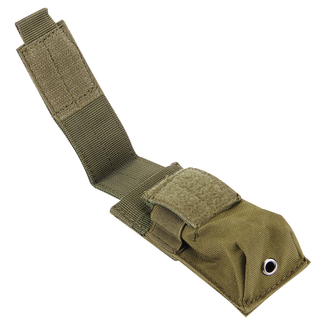 ELECTROPRIME M5 Multifunctional Outdoor Sports Mini Portable Flashlight Protective Cover / Bag, Size: 15 x 4.7 x 2 cm(Green)