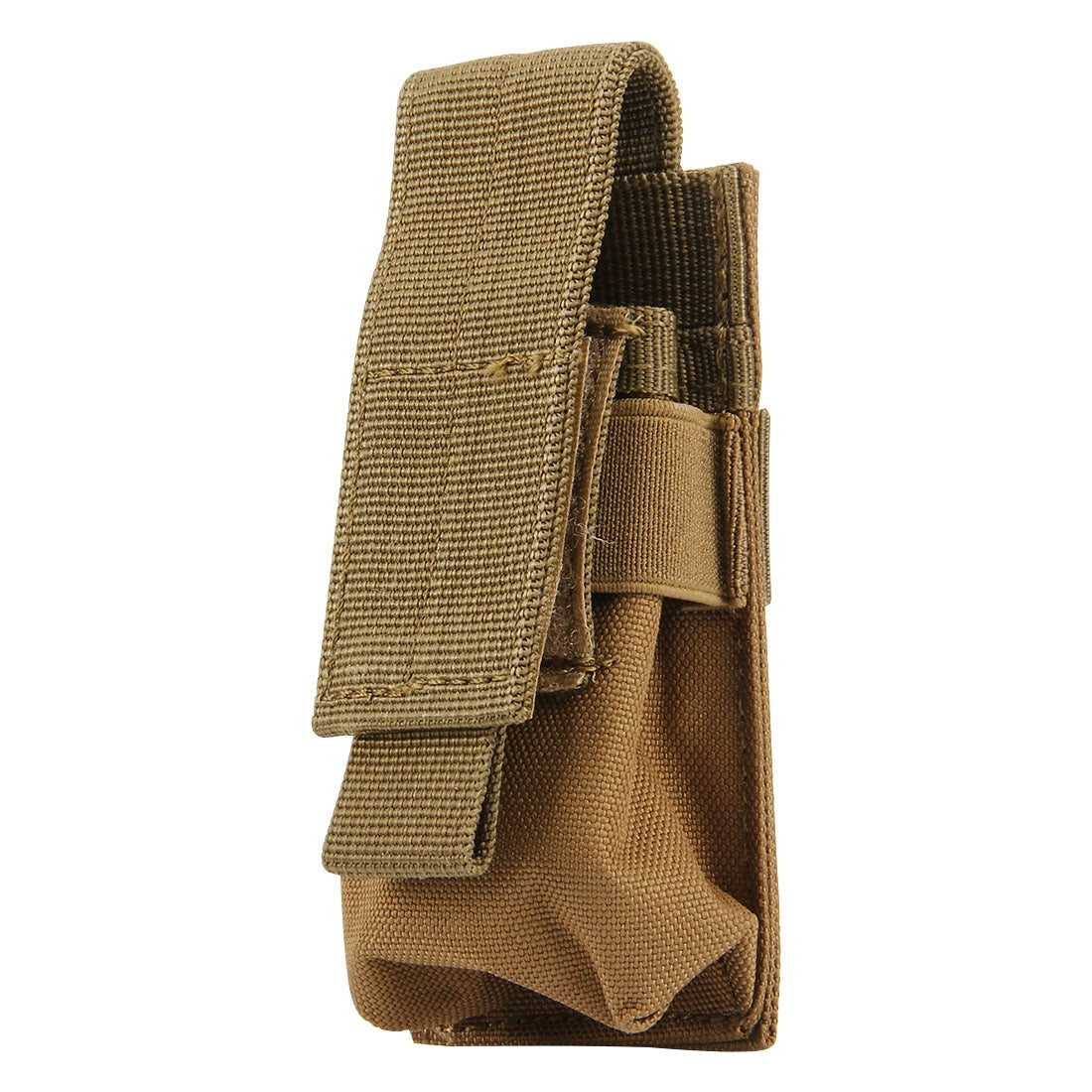 ELECTROPRIME M5 Multifunctional Outdoor Sports Mini Portable Flashlight Protective Cover / Bag, Size: 15 x 4.7 x 2 cm(Brown)
