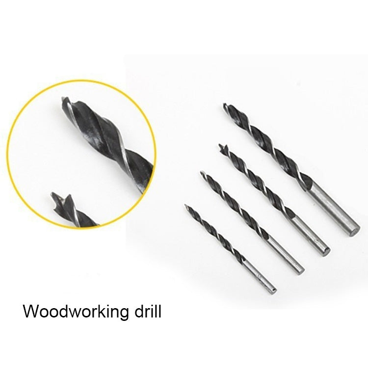 ELECTROPRIME 31 in1 Drill and Screwdriver Bit Set Industrial Spade Paddle Flat Wood Woodworking Boring Drill Bits with Portable Bag