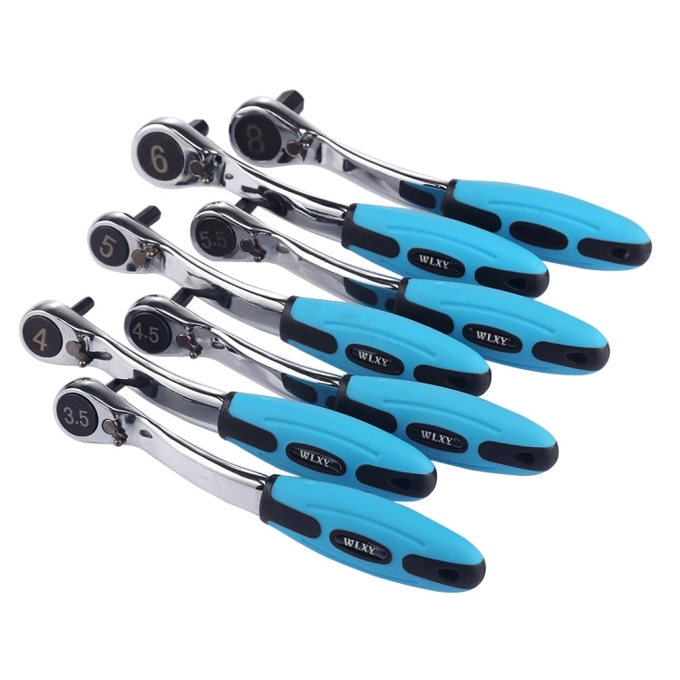 ELECTROPRIME 4.5mm Inner Hexagon 72 Teeth Handle Ratchet Wrench