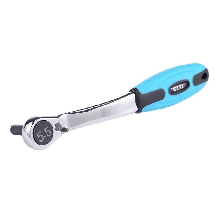 ELECTROPRIME 5.5mm Inner Hexagon 72 Teeth Handle Ratchet Wrench