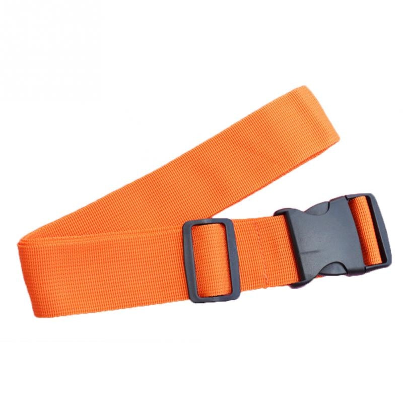 ELECTROPRIME Cross Rainbow Elastic Telescopic Bag Bungee Luggage Packing Belt Travel Luggage Fixed Strap(Orange)