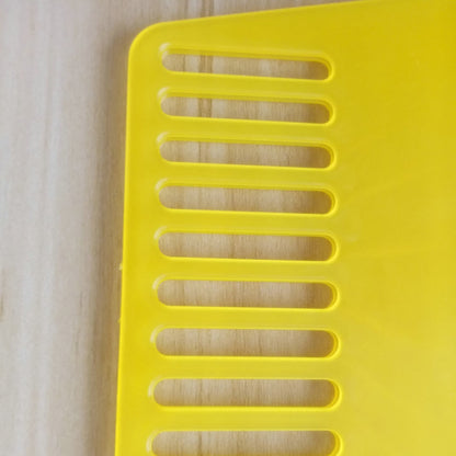 ELECTROPRIME 10 PCS Tendon Plastic Scraper For Wallpapering & Automotive Glass Foil & Paint Scraper Putty,Decorating Tools(Yellow)