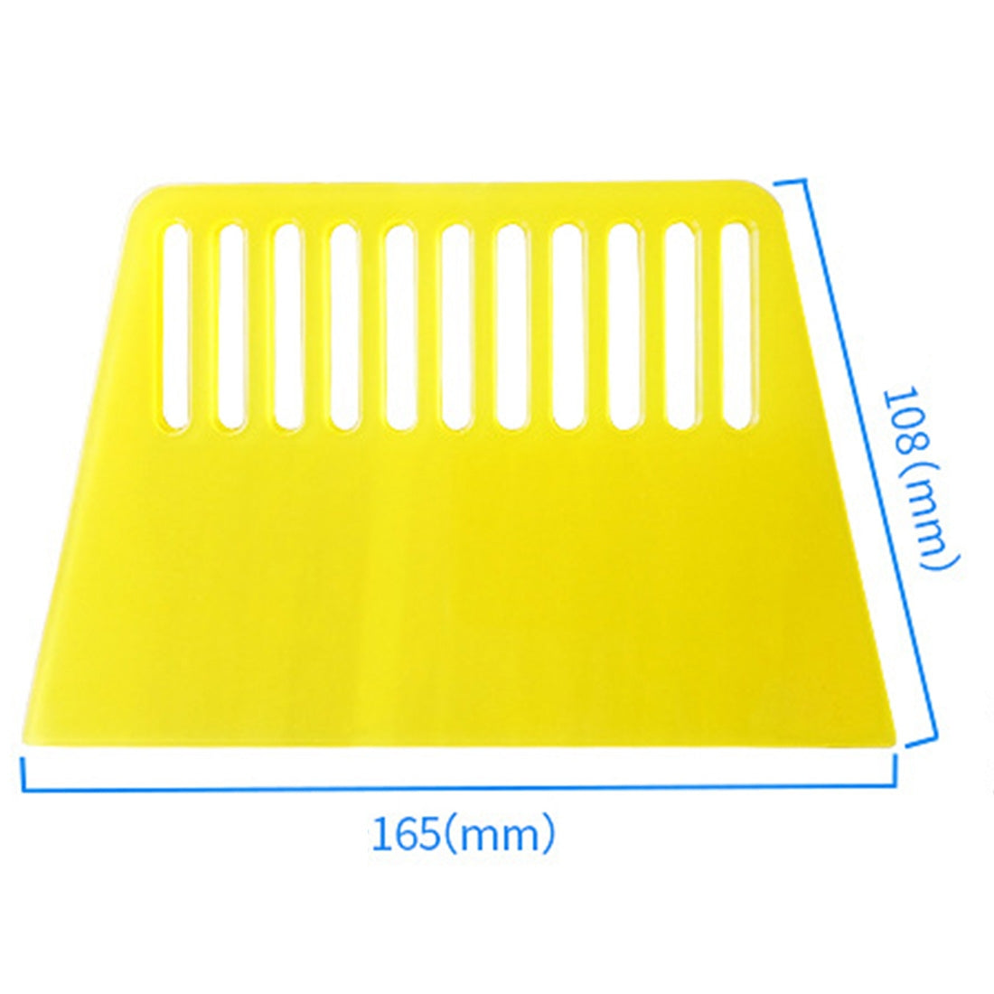 ELECTROPRIME 10 PCS Tendon Plastic Scraper For Wallpapering & Automotive Glass Foil & Paint Scraper Putty,Decorating Tools(Yellow)