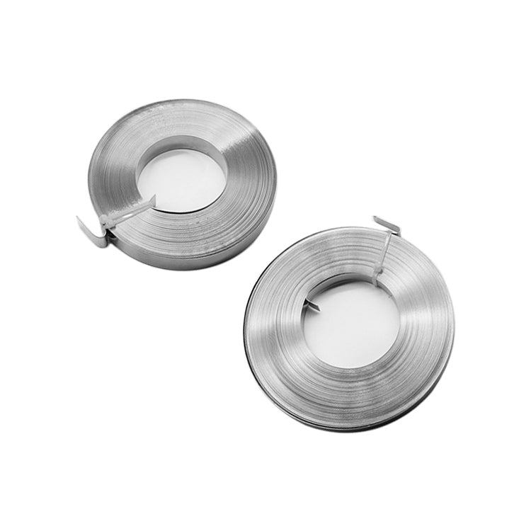 ELECTROPRIME 30m 304 Stainless Steel Wire Tray Oil Pipe Tie with Hoop, Size: 19×0.5mm