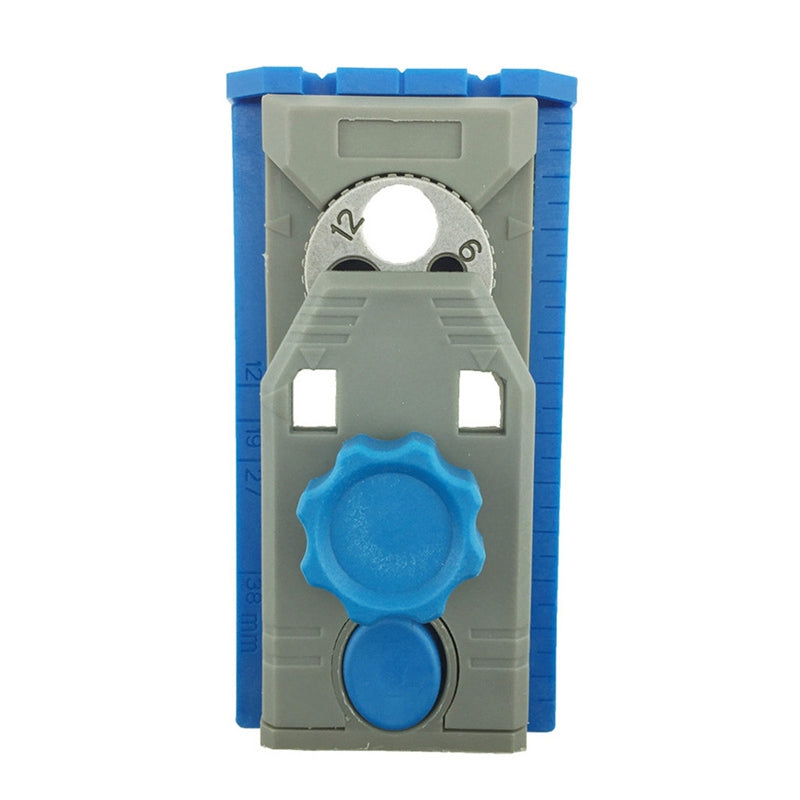 ELECTROPRIME Plastic Angular Oblique Woodworking Hole Locator Set with Scale Marking