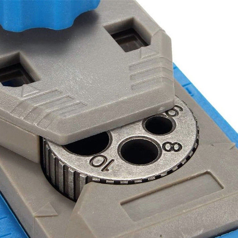 ELECTROPRIME Plastic Angular Oblique Woodworking Hole Locator Set with Scale Marking 