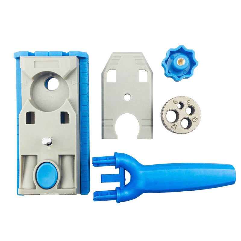 ELECTROPRIME Angular Oblique Woodworking Borehole Locator Sheet Connector with Scale Marking