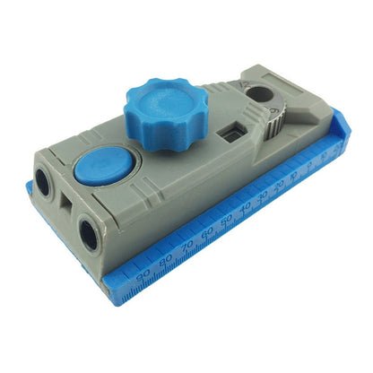 ELECTROPRIME Angular Oblique Woodworking Borehole Locator Sheet Connector with Scale Marking