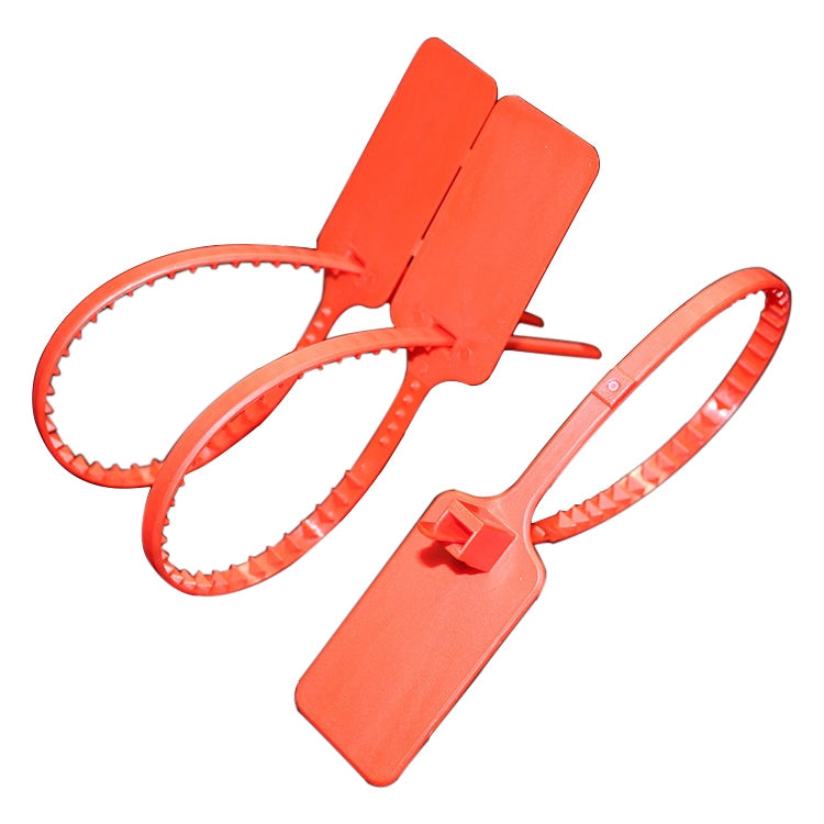 ELECTROPRIME 100 PCS Plastic Seal Cable Tie Padlock for Logistics Security, Random Colors Delivery