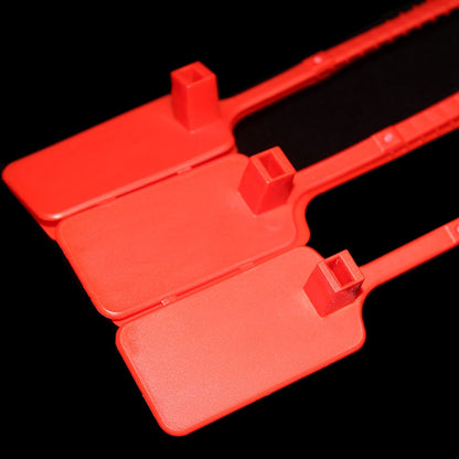 ELECTROPRIME 100 PCS Plastic Seal Cable Tie Padlock for Logistics Security, Random Colors Delivery